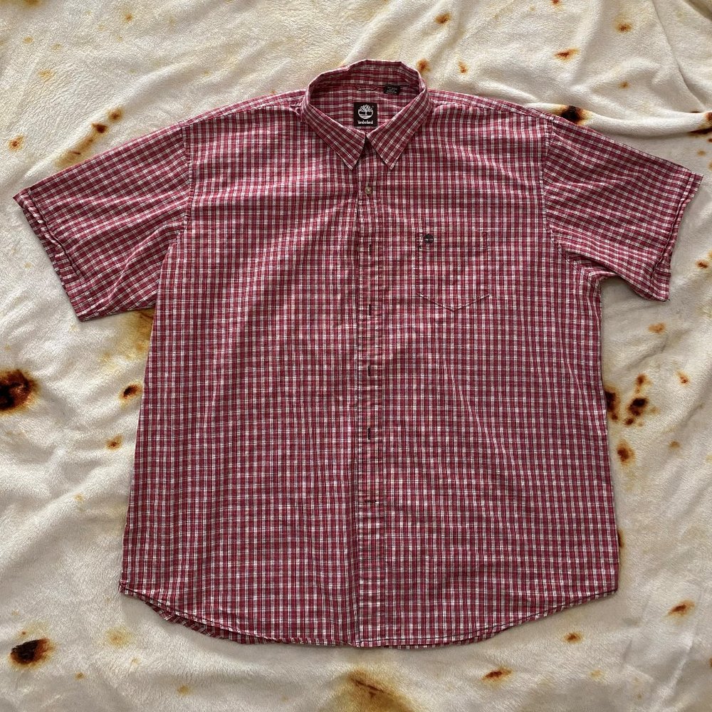 Timberland T Shirt size 2XL color red